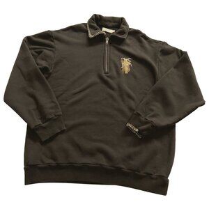 TRINITY Half Zip Pullover in Brown